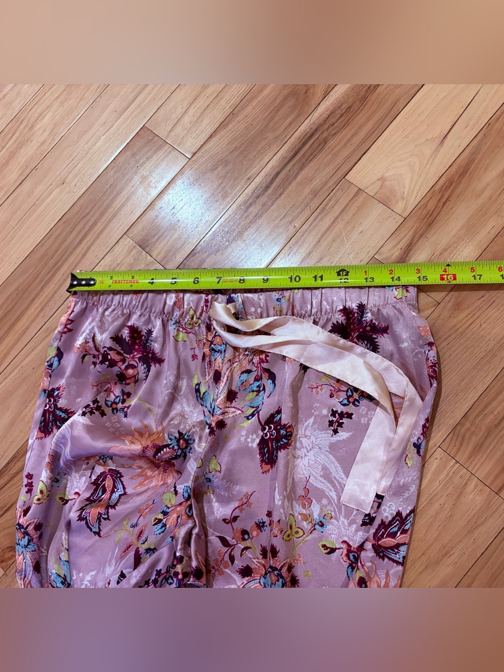 Victoria’s Secret Lilac Purple Botanical Floral Satin Pajama Set - Size Small - Picture 14 of 15